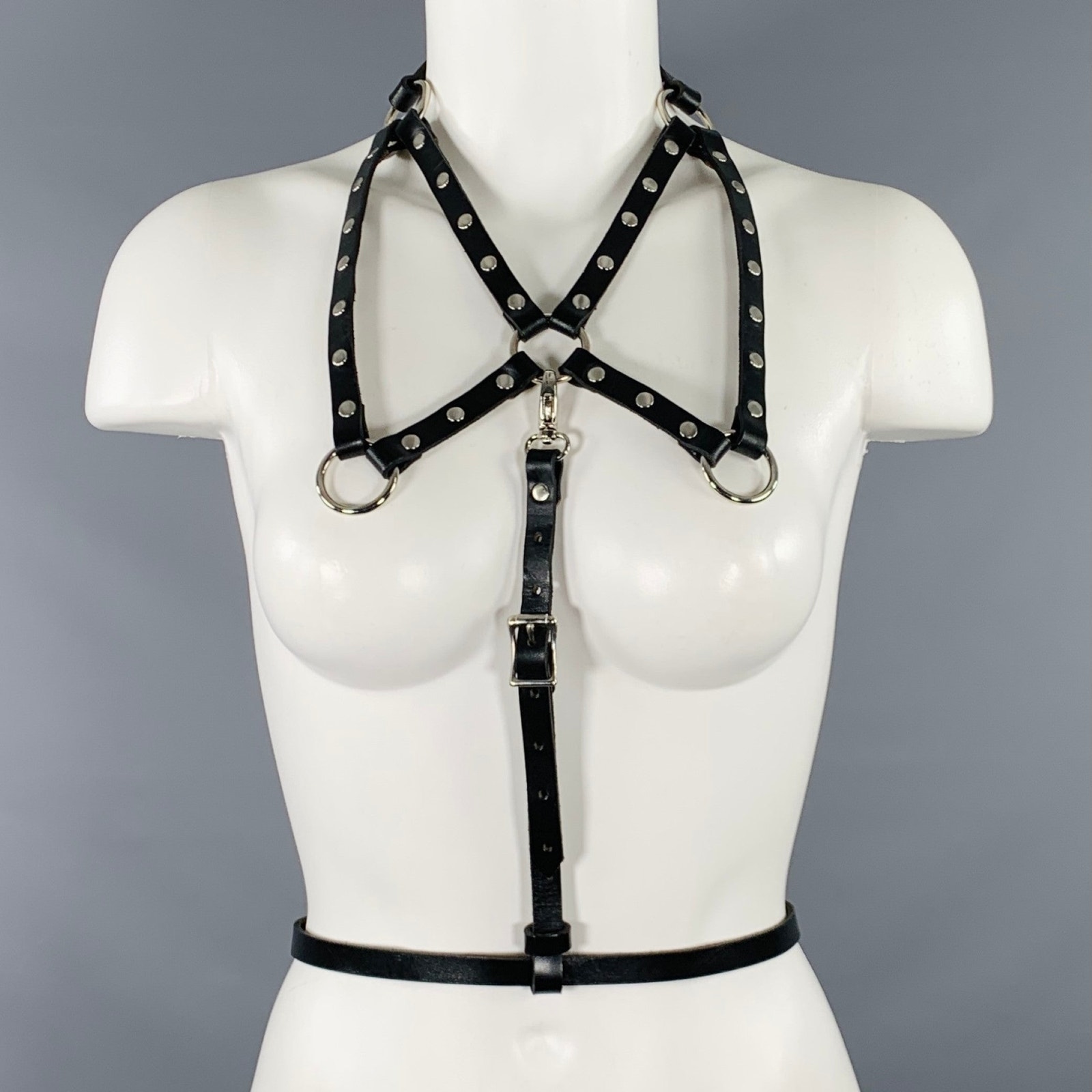 Zana Bayne Size Xs Black Studded Leather Harness